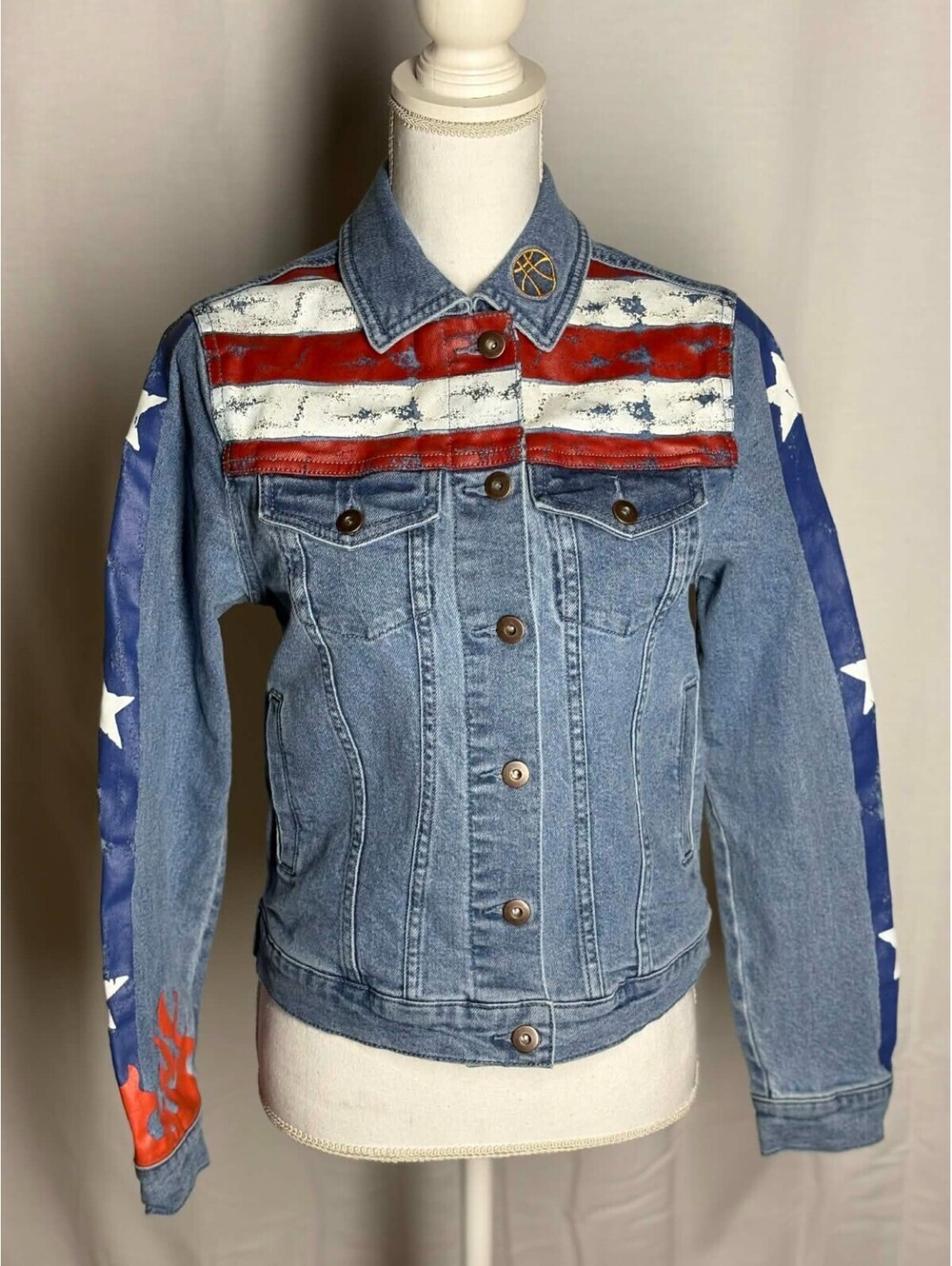 Disney Marvel Doctor Strange America Chavez Denim Jacket for Women XS